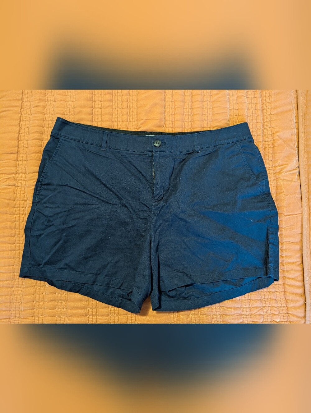 Classic Women's Black Cotton Blend Shorts